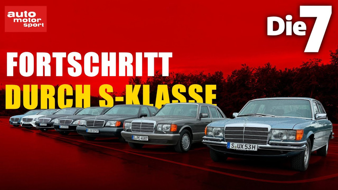 Alle sieben Generationen Mercedes S-Klasse im Detail: vom W bis zum W! Alle sieben Generationen Mercedes S-Klasse im Detail: vom W bis zum W!