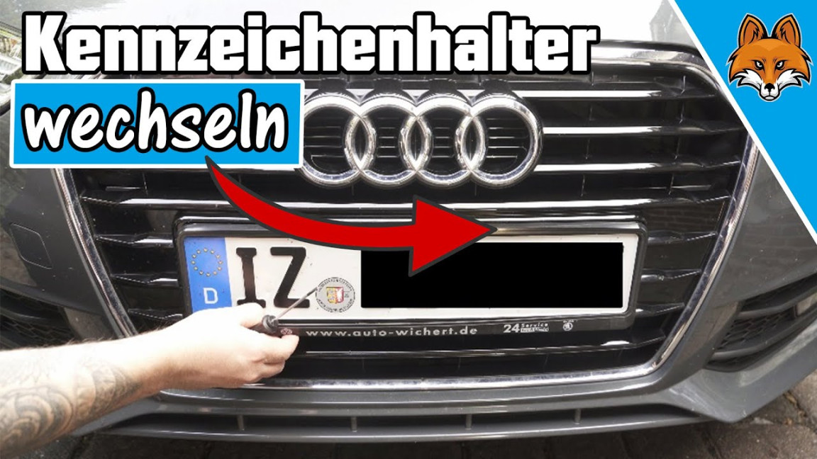 Kennzeichenhalter wechseln - einfache Anleitung 🚗✅